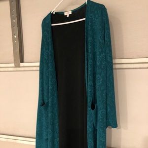 Lularoe “Sarah” long pocket coat.
